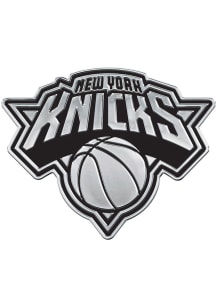 New York Knicks Chrome Car Emblem - Silver