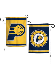 Indiana Pacers 2 Sided Team Logo Garden Flag - Blue