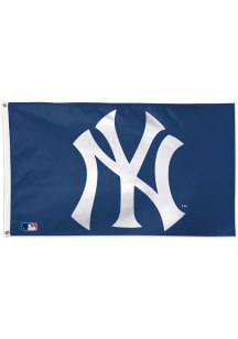 New York Yankees 3x5 ft Silk Screen Grommet Flag - Blue