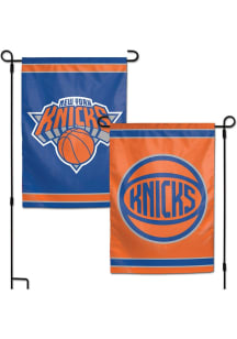 New York Knicks 2 Sided Team Logo Garden Flag - Blue