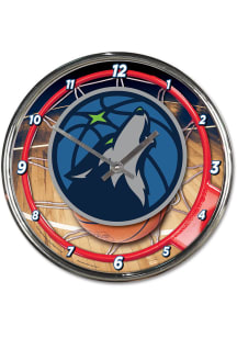 Minnesota Timberwolves Chrome Wall Clock
