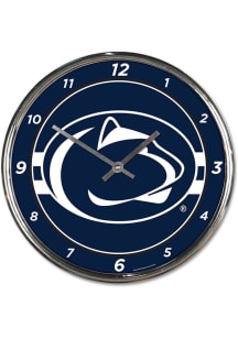 Penn State Nittany Lions Chrome Wall Clock