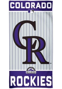 Colorado Rockies Team Color Beach Towel