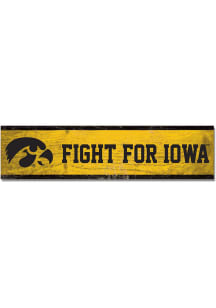 Iowa Hawkeyes 1.5x6 Wood Magnet