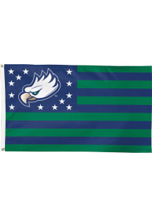 Florida Gulf Coast Eagles 3x5 Star Stripes Silk Screen Grommet Flag - Green