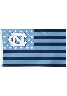 North Carolina Tar Heels 3x5 Star Stripes Silk Screen Grommet Flag - Blue