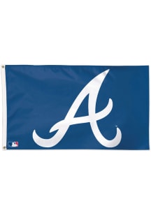 Atlanta Braves 3x5 Silk Screen Grommet Flag - Red