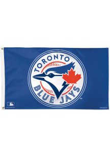 Toronto Blue Jays 3x5 Silk Screen Grommet Flag - Blue
