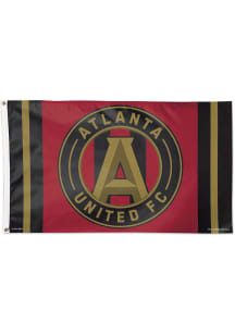 Atlanta United FC 3x5 Silk Screen Grommet Flag - Red