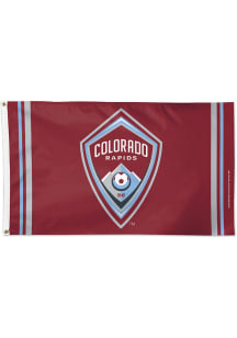 Colorado Rapids 3x5 Silk Screen Grommet Flag - Red