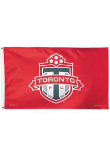 Toronto FC 3x5 Silk Screen Grommet Flag - Red