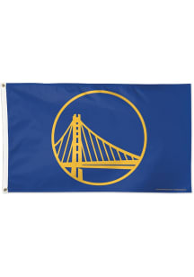 Golden State Warriors 3x5 Bridge Silk Screen Grommet Flag - Blue