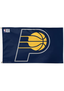 Indiana Pacers 3x5 Silk Screen Grommet Flag - Navy Blue