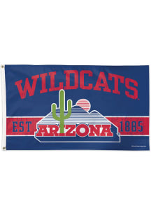 Arizona Wildcats 3x5 Vintage Silk Screen Grommet Flag - Red