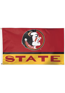 Florida State Seminoles 3x5 Vault Silk Screen Grommet Flag - Red