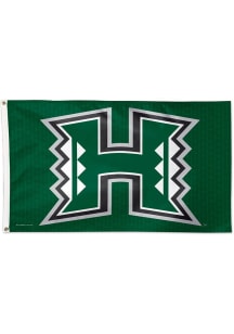 Hawaii Warriors 3x5 Silk Screen Grommet Flag - Green