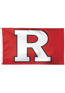 Rutgers Scarlet Knights 3x5 Silk Screen Grommet Flag - Red
