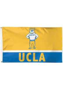 UCLA Bruins 3x5 Mascot Silk Screen Grommet Flag - Blue