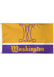 Washington Huskies 3x5 Vault Silk Screen Grommet Flag - Purple