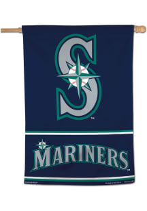 Seattle Mariners Logo 28x40 Banner - Navy Blue