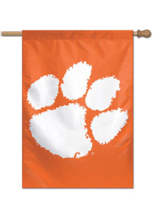 Clemson Tigers Logo 28x40 Banner - Orange