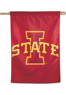 Iowa State Cyclones Logo 28x40 Banner - Red