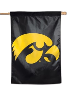 Iowa Hawkeyes Logo 28x40 Design Banner - Black
