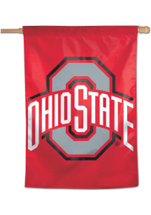 Ohio State Buckeyes Logo 28x40 Banner - Red