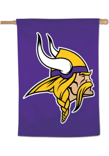 Minnesota Vikings Logo 28x40 Banner - Purple