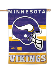Minnesota Vikings Retro 28x40 Banner - Purple