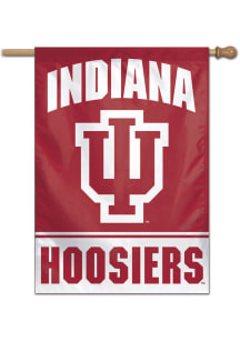 Indiana Hoosiers Typeset 28x40 Banner - Red