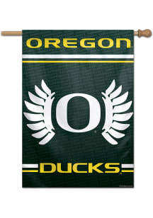 Oregon Ducks Wing Logo 28x40 Banner - Green