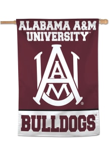 Alabama A&M Bulldogs 28x40 Banner - Red
