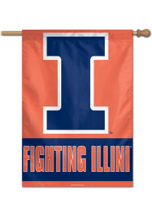 Illinois Fighting Illini 28x40 Banner - Orange