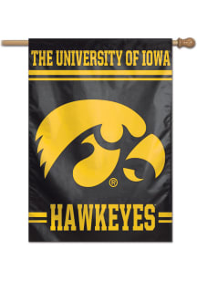 Iowa Hawkeyes 28x40 Banner - Black