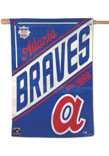 Atlanta Braves 28x40 Cooperstown Banner - Blue