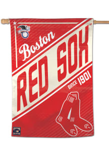 Boston Red Sox 28x40 Cooperstown Banner - Red