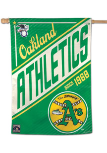 Oakland Athletics 28x40 Cooperstown Banner - Green
