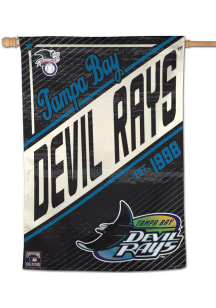 Tampa Bay Rays 28x40 Cooperstown Banner - Navy Blue