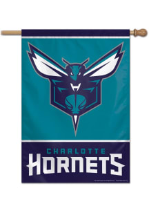 Charlotte Hornets 28x40 Banner - Teal