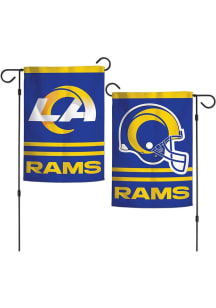 Los Angeles Rams 2 Sided Team Logo Garden Flag - Blue