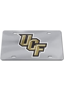 UCF Knights Silver Logo Car Accessory License Plate