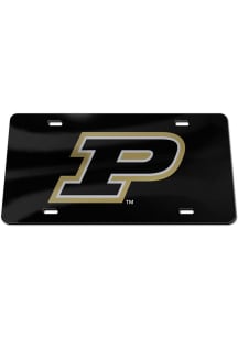 Purdue Boilermakers Black Logo Car Accessory License Plate