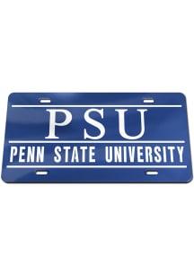 Penn State Nittany Lions Blue Inlaid Car Accessory License Plate