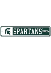 Michigan State Spartans Street/Zone Sign - Green