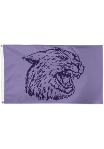 K-State Wildcats Lavender 3x5 Deluxe Silk Screen Grommet Flag - Purple
