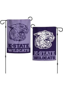 K-State Wildcats Retro 2 Sided Garden Flag - Purple