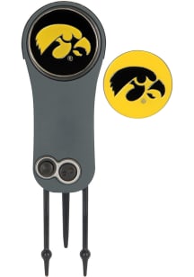 Iowa Hawkeyes Ball Marker Switchblade Divot Tool