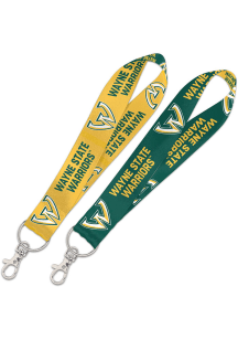 Wayne State Warriors Key Strap Lanyard - Green