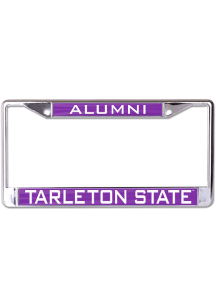 Tarleton State Texans Alumni Metallic Inlaid License Plate Frame - Purple